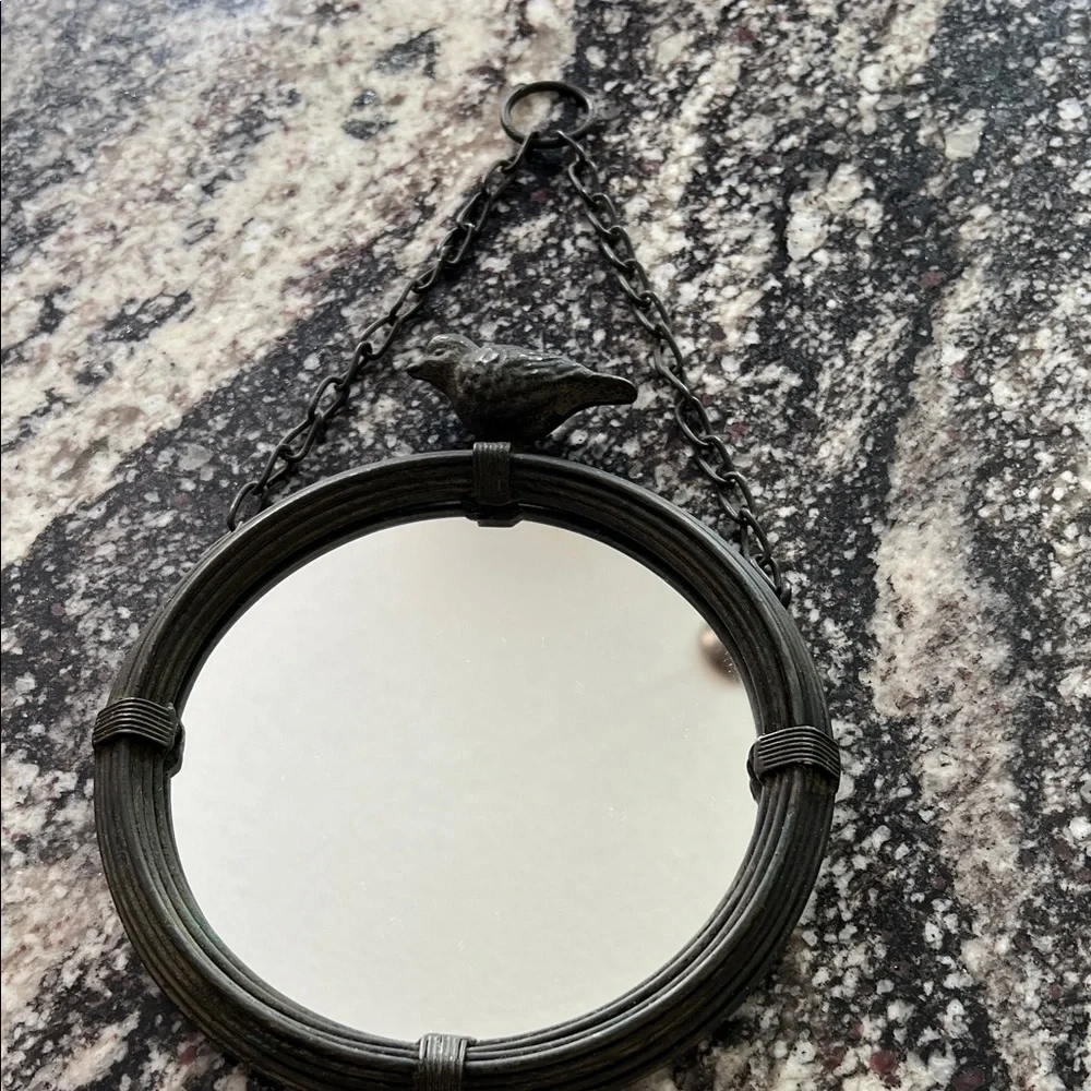 Accent Mirror with Bird